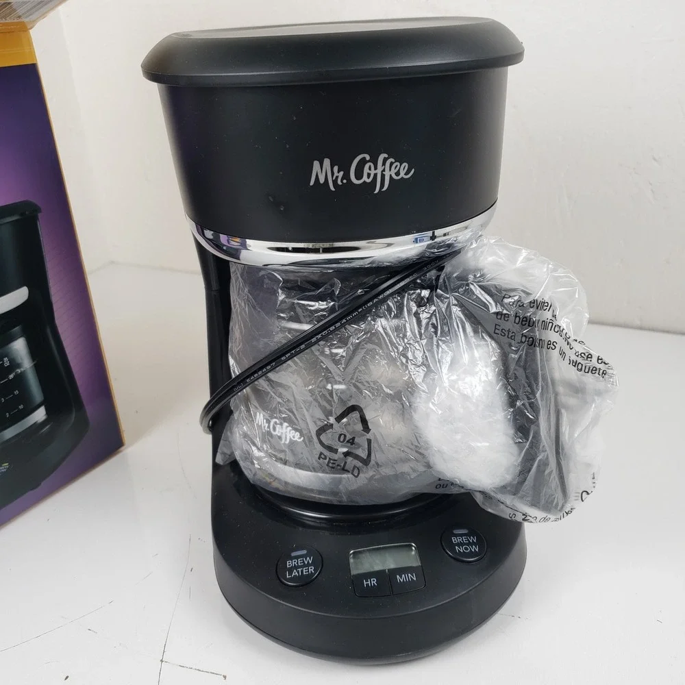Mr. Coffee 5‎ Cup Programmable Coffeemaker Black Mini Brew BVMC-PC05BL2-NP-001
